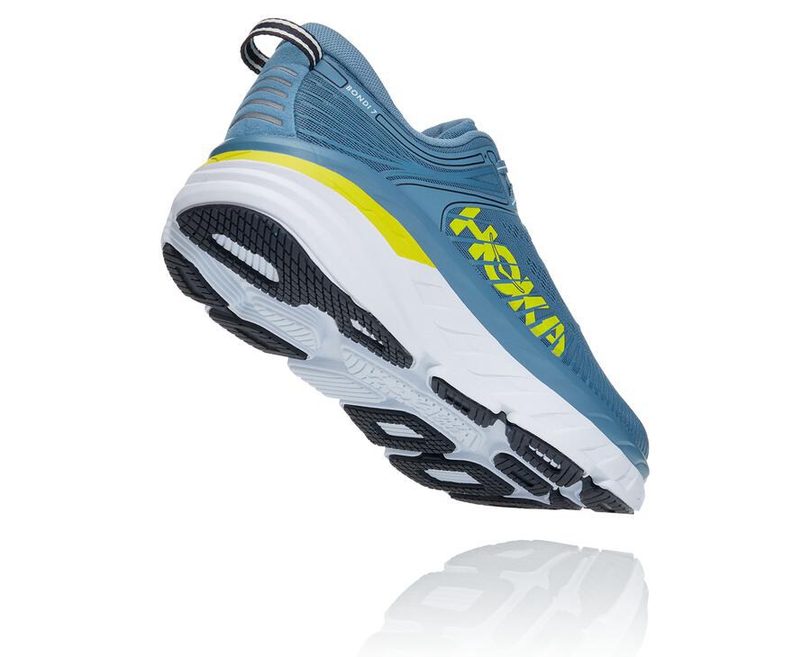 Hoka One One Koşu Ayakkabısı Erkek Mavi - Bondi 7 - EY8607941